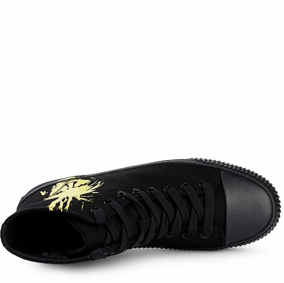 NWT Calvin Klein x Andy Warhol canvas sneakers🖤💛 - Picture 3 of 4